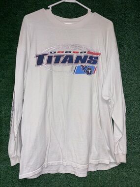 Tennessee Titans Vintage Y2K White Adidas Longsleeve Shirt XL Adidas tag
